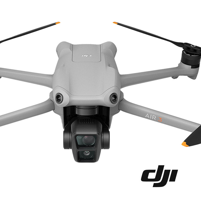 DJI Air 3 (DJI RC-N2), Drone with Medium Tele & Wide-Angle Dual Primary  Cameras, 46-Min Max Flight Time, Omnidirectional Obstacle Sensing, 48MP