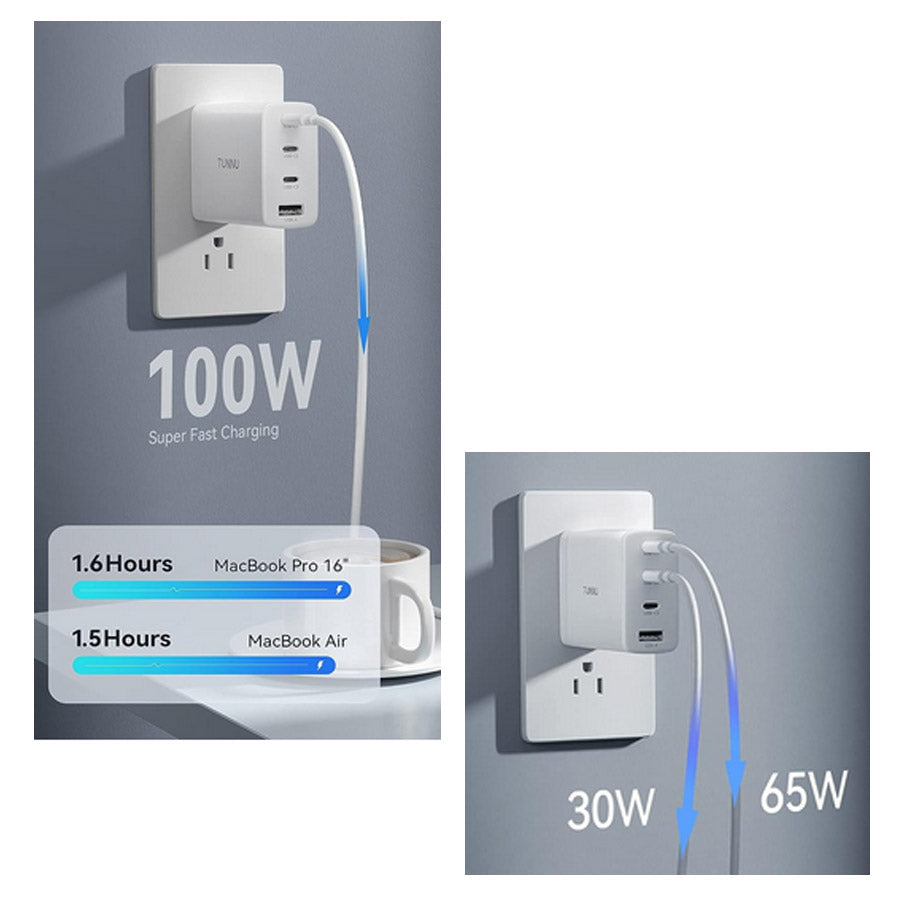 100W USB-C Multiport Charge Adapter