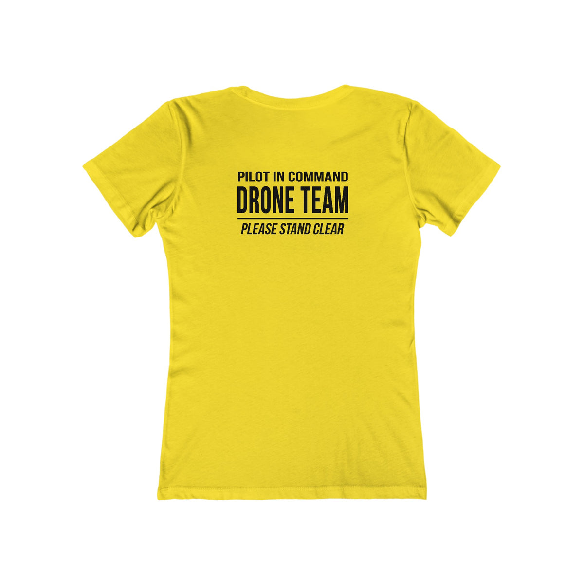 Women's Slim Fit "Pilot in Command" Drone Team Shirt