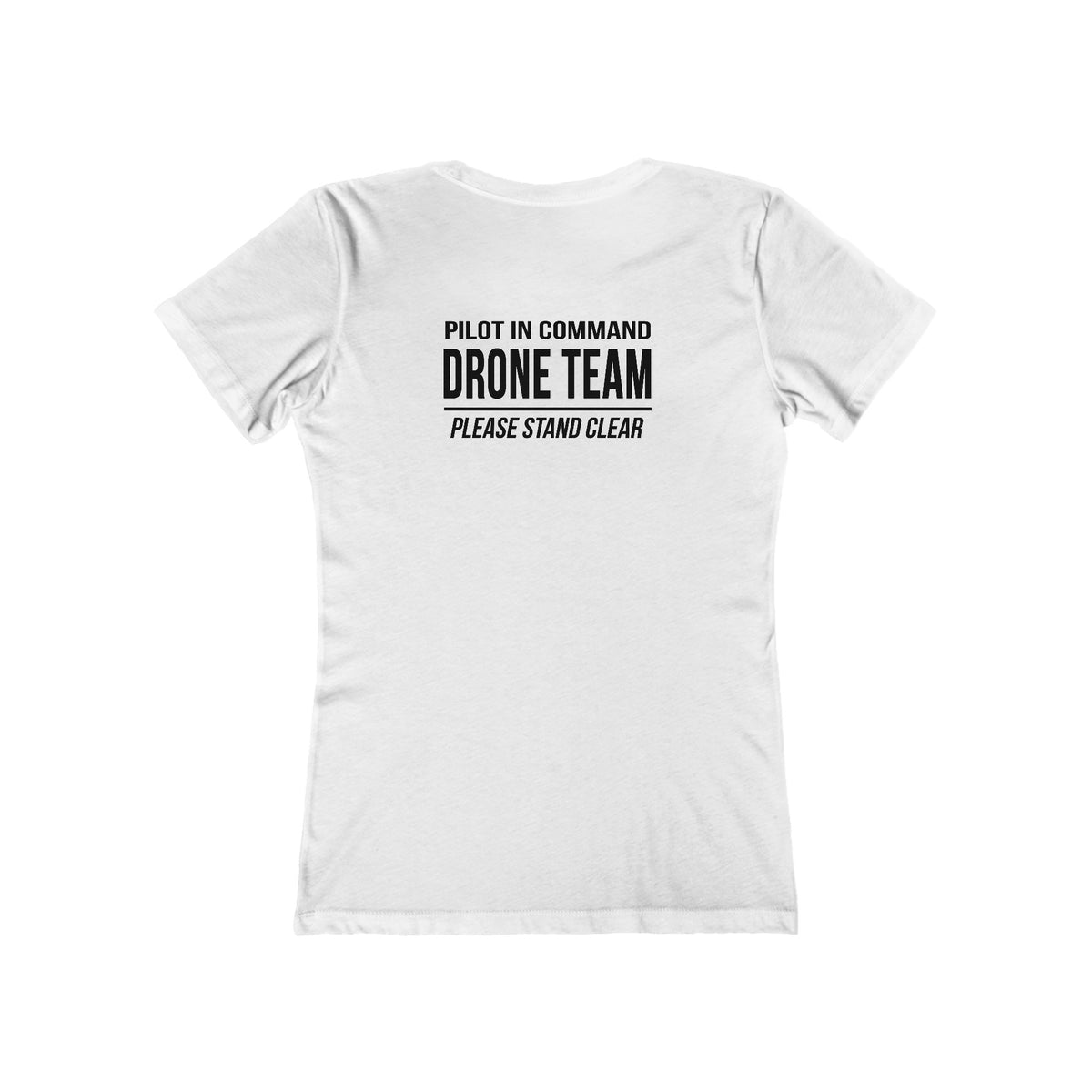 Women's Slim Fit "Pilot in Command" Drone Team Shirt