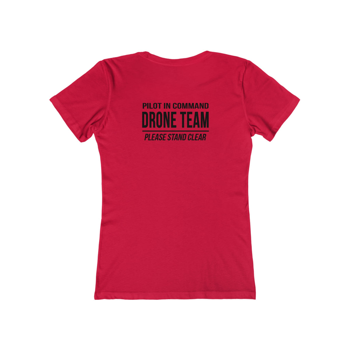 Women's Slim Fit "Pilot in Command" Drone Team Shirt