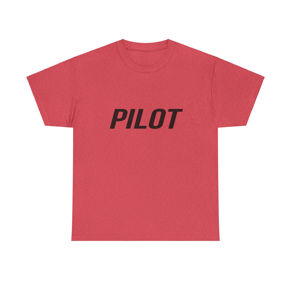 Black "PILOT" Unisex Crew Neck T-Shirt