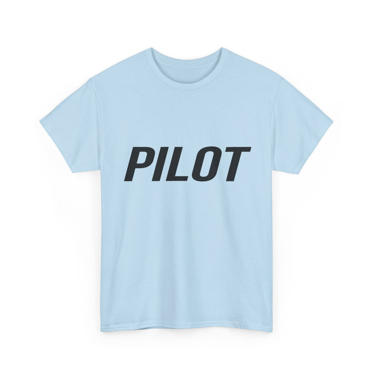 Black "PILOT" Unisex Crew Neck T-Shirt