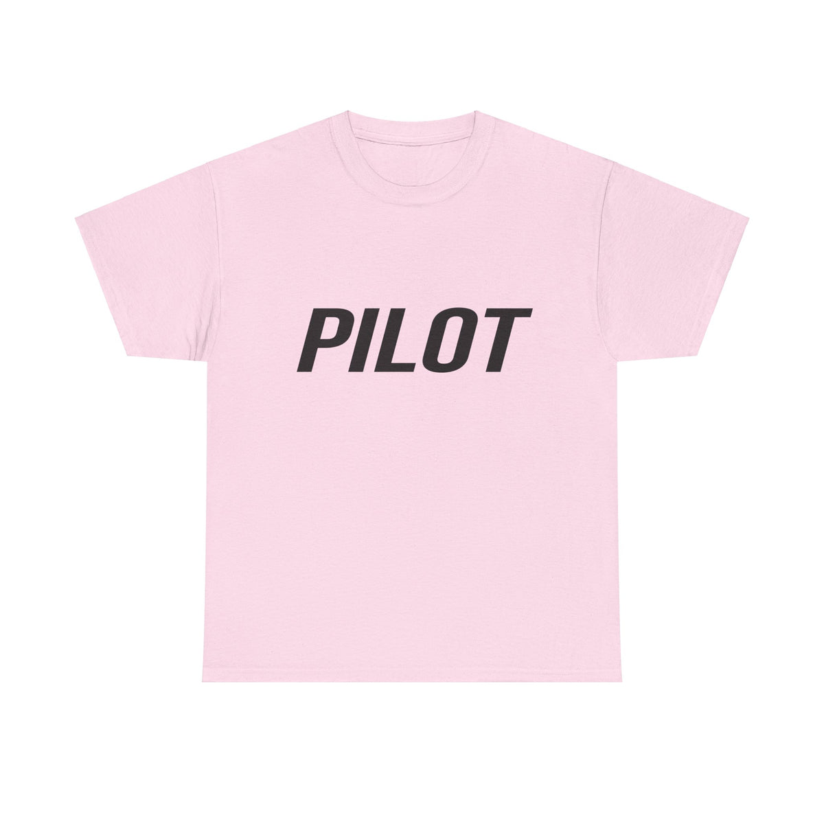 Black "PILOT" Unisex Crew Neck T-Shirt