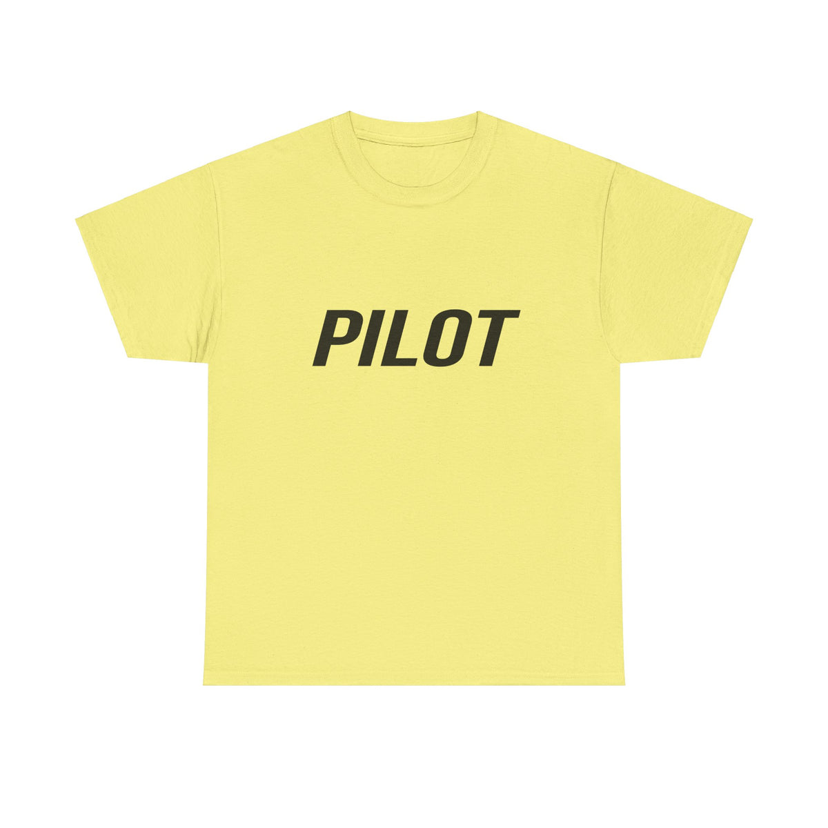 Black "PILOT" Unisex Crew Neck T-Shirt