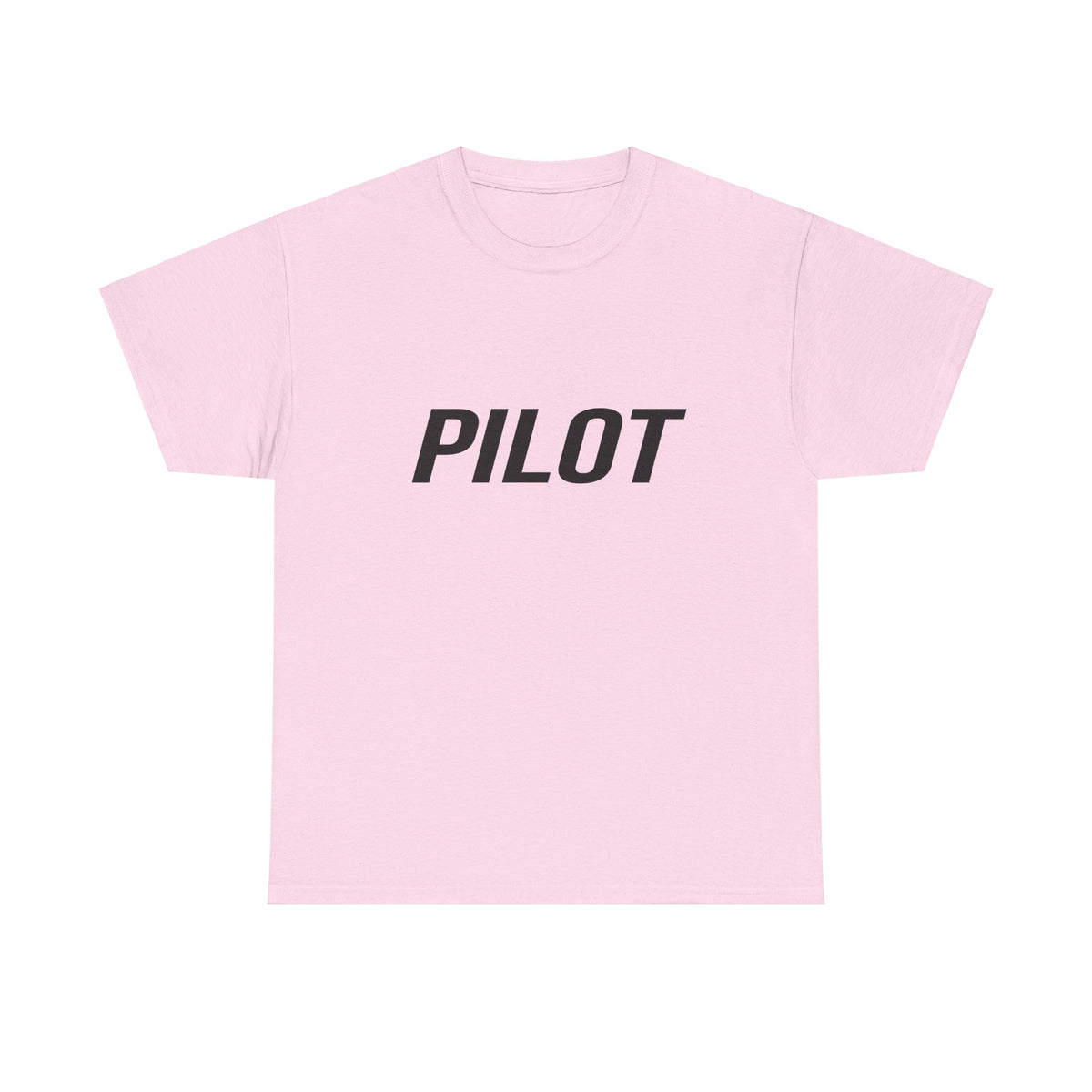 Black "PILOT" Unisex Crew Neck T-Shirt