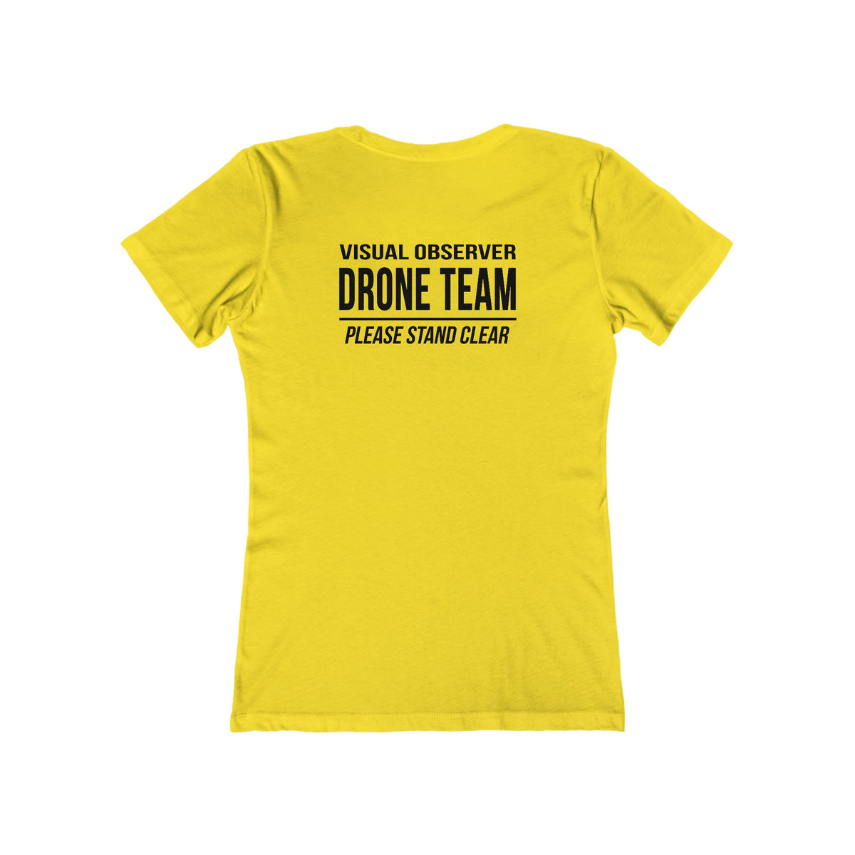 Women's Slim Fit "Visual Observer" Drone Team Shirt