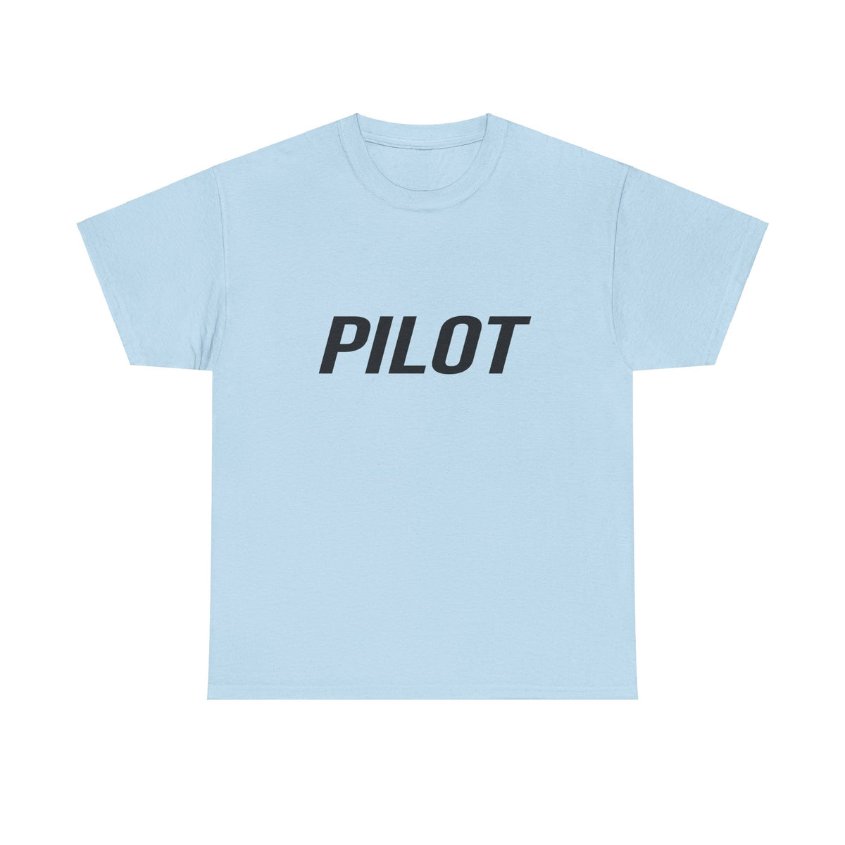 Black "PILOT" Unisex Crew Neck T-Shirt