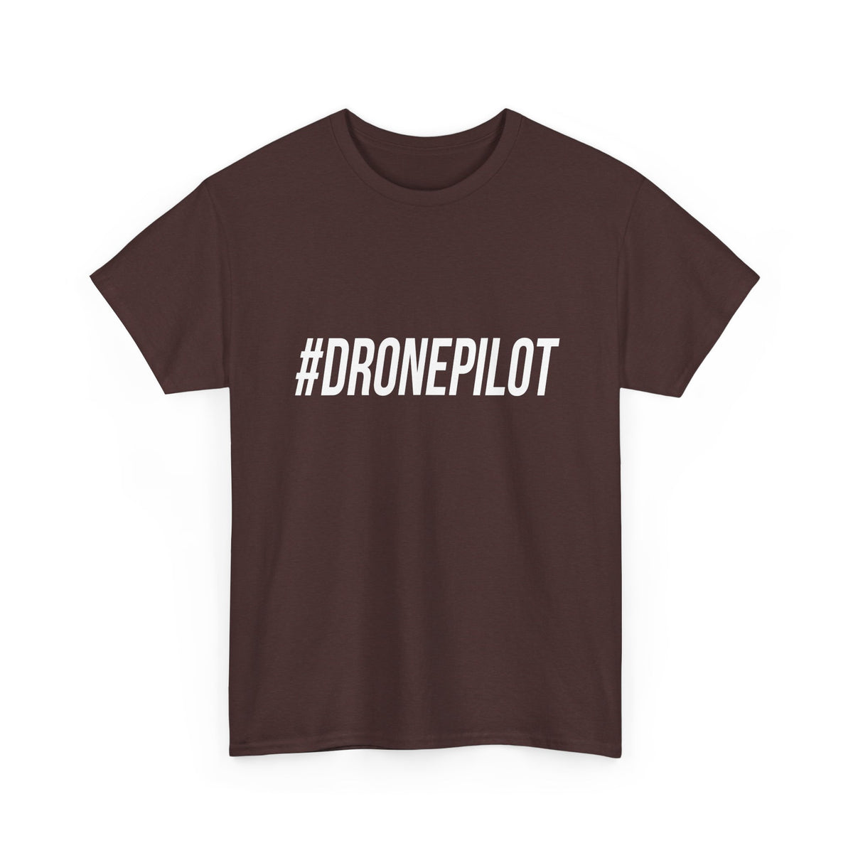 White "#DRONEPILOT" Unisex T-Shirt