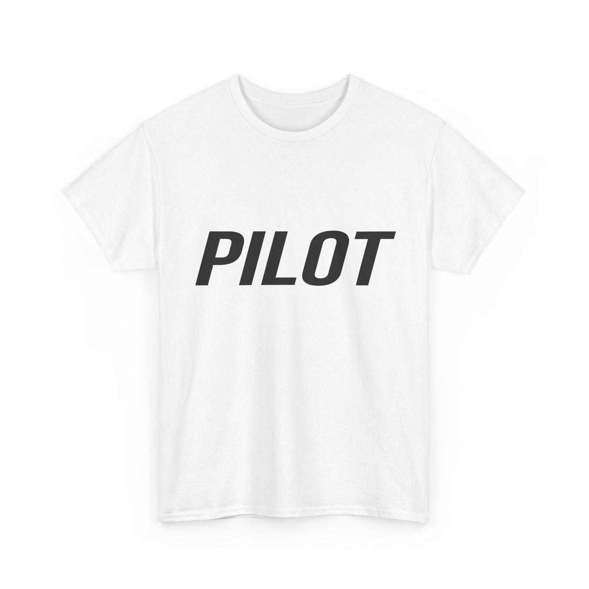 Black "PILOT" Unisex Crew Neck T-Shirt