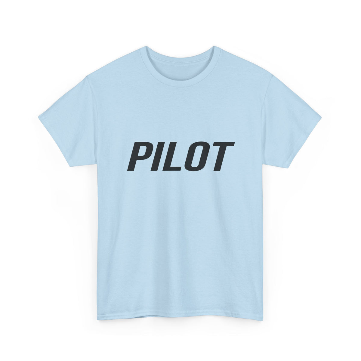 Black "PILOT" Unisex Crew Neck T-Shirt