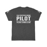 "Please Stand Clear" T-Shirt w/ Shoulder Drone
