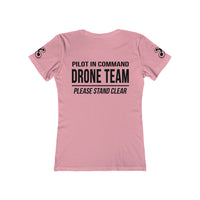 Women's Slim Fit "Pilot in Command" Drone Team Shirt