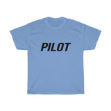 Black "PILOT" Unisex Crew Neck T-Shirt