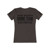 Women's Slim Fit "Visual Observer" Drone Team Shirt