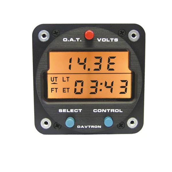 M803 Digital Clock Chronometer, O.A.T., Voltage Gauge | 28V Orange Lighting