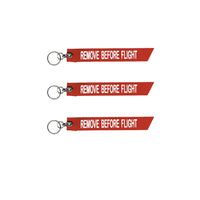 Key Chain | "REMOVE BEFORE FLIGHT" Embroidered Flag